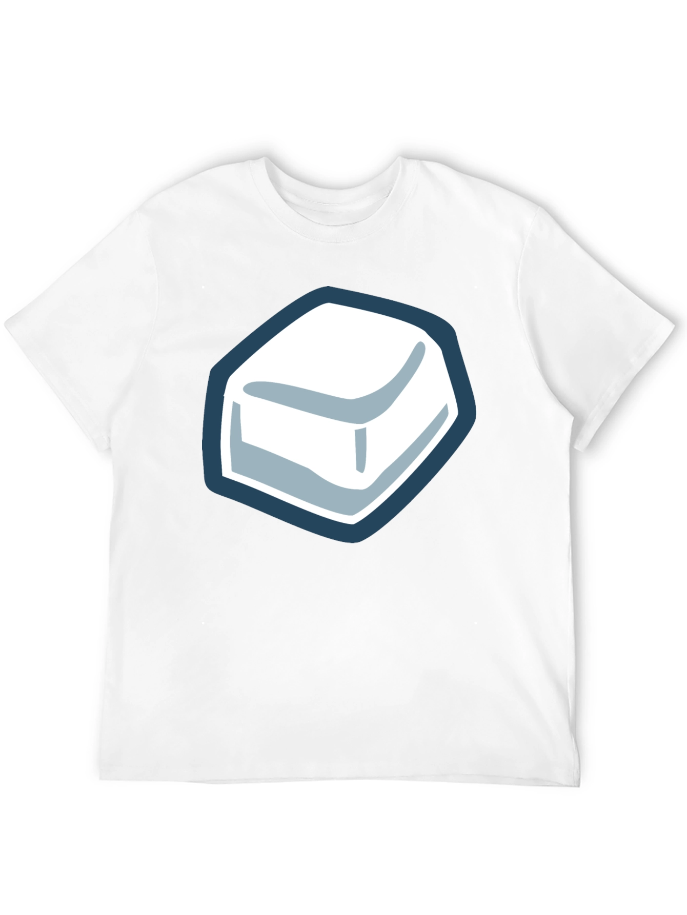 Black Cube Graphic Tee - Cool Minimalist Design view 12