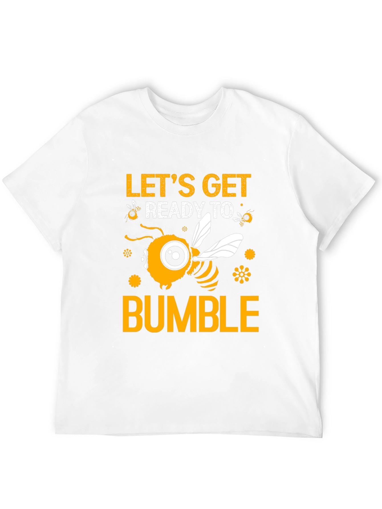 Black Let's Get Ready to Bumble Funny Bee T-Shirt view 12
