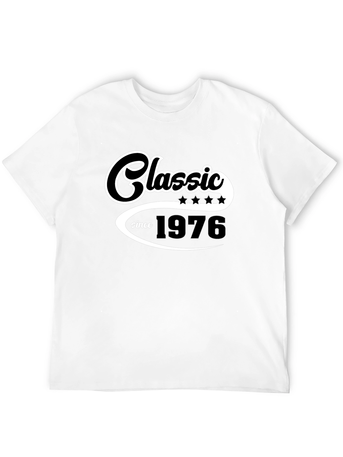 Black Classic Since 1976 Black T-Shirt view 12