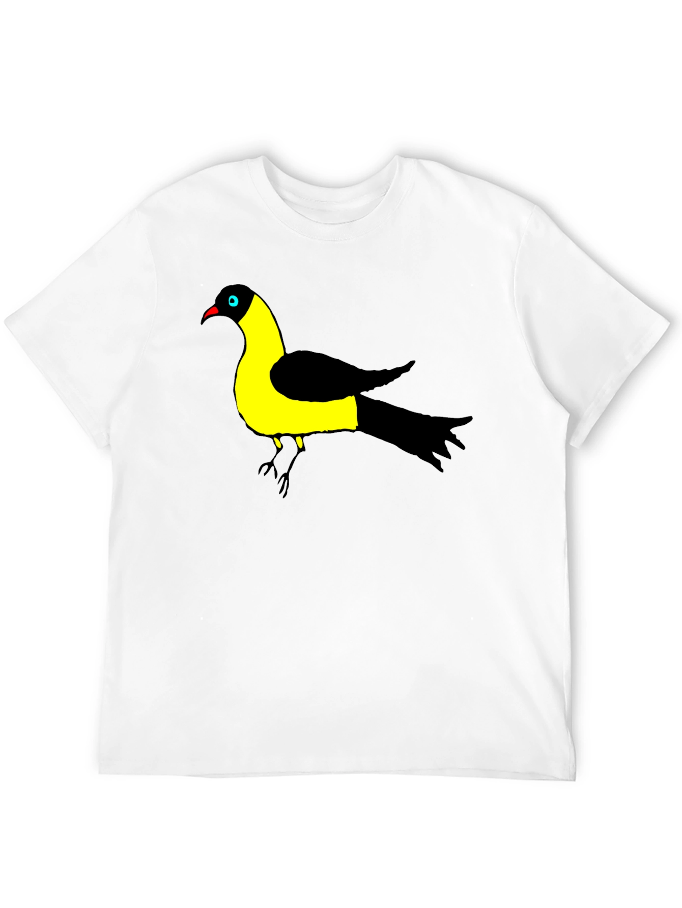 Black Bird of Paradise Graphic Black T-Shirt view 12