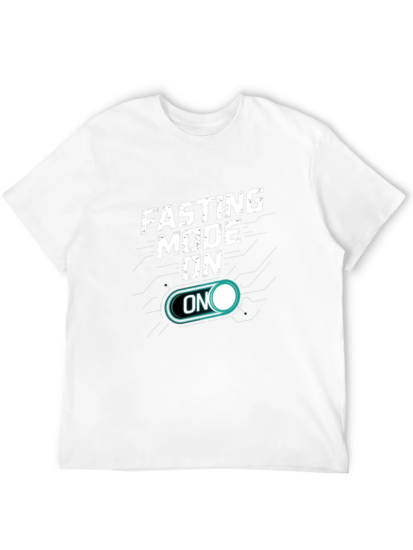 Black Fasting Mode On T-Shirt - Motivational Tee view 12