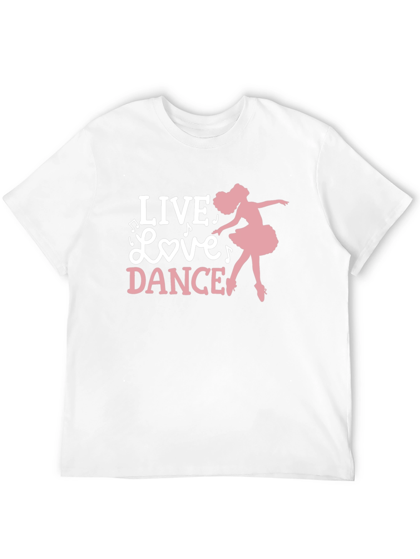 Black Live Love Dance Ballerina Graphic Tee view 12
