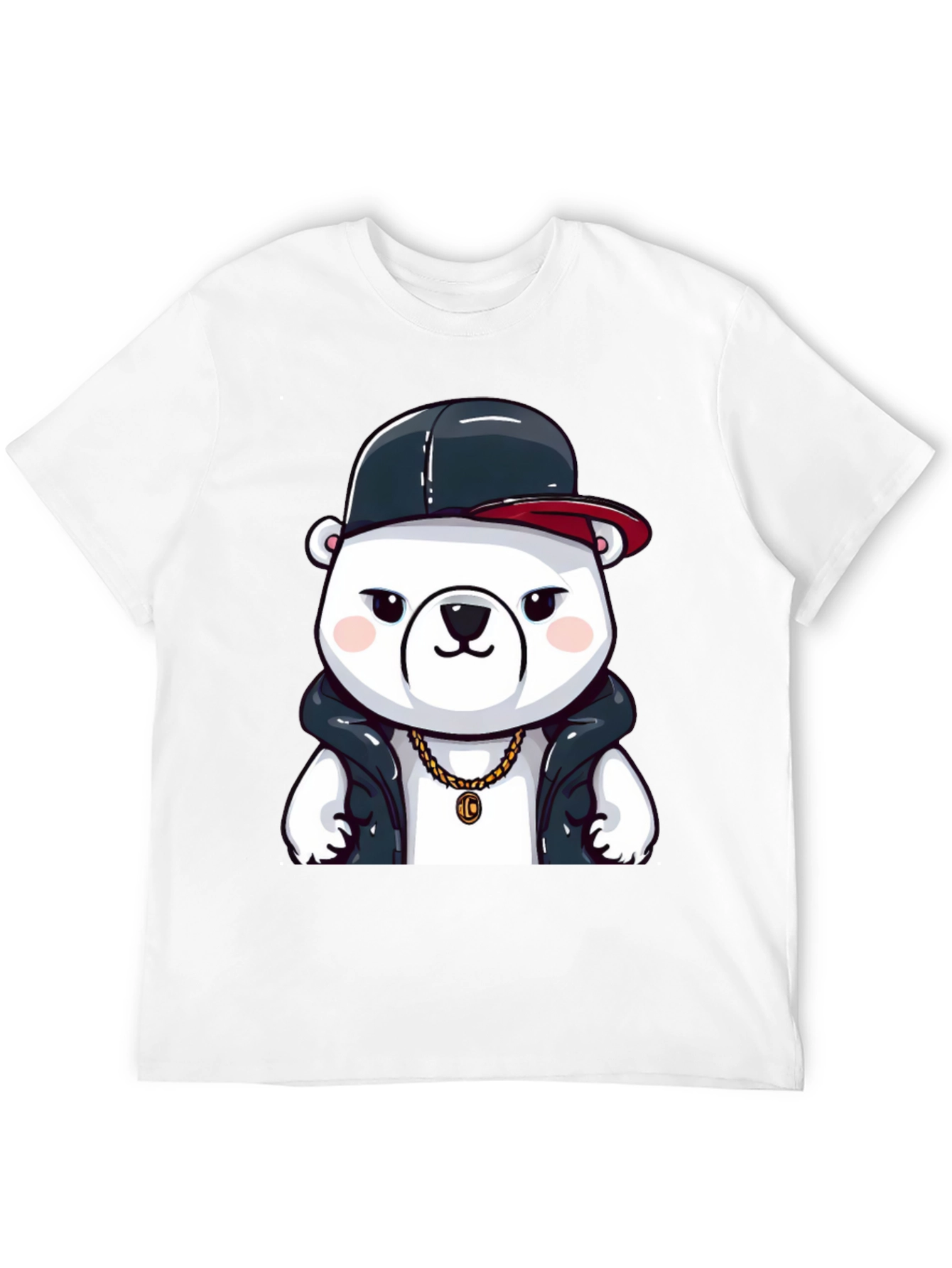 Black Cool Bear T-Shirt - Black view 12