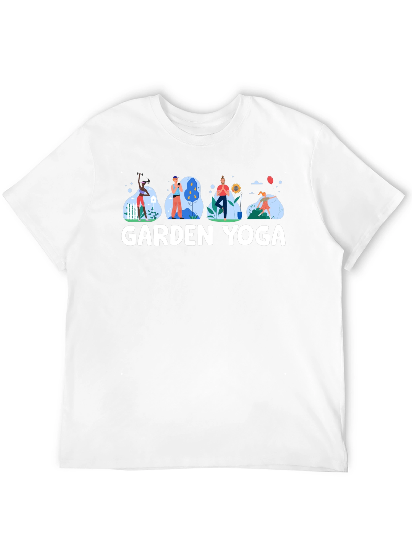 Black Garden Yoga Black T-Shirt view 12