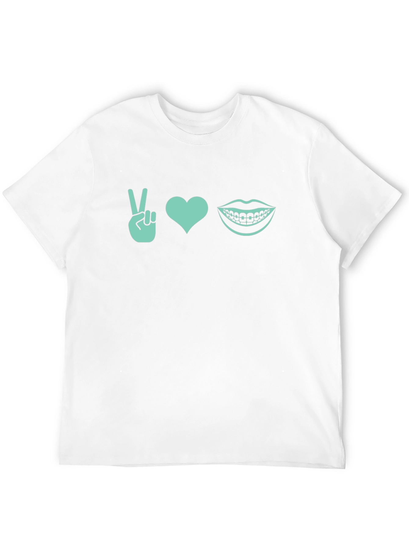 Black Peace Love Braces T-Shirt - Cool Dental Tee view 12