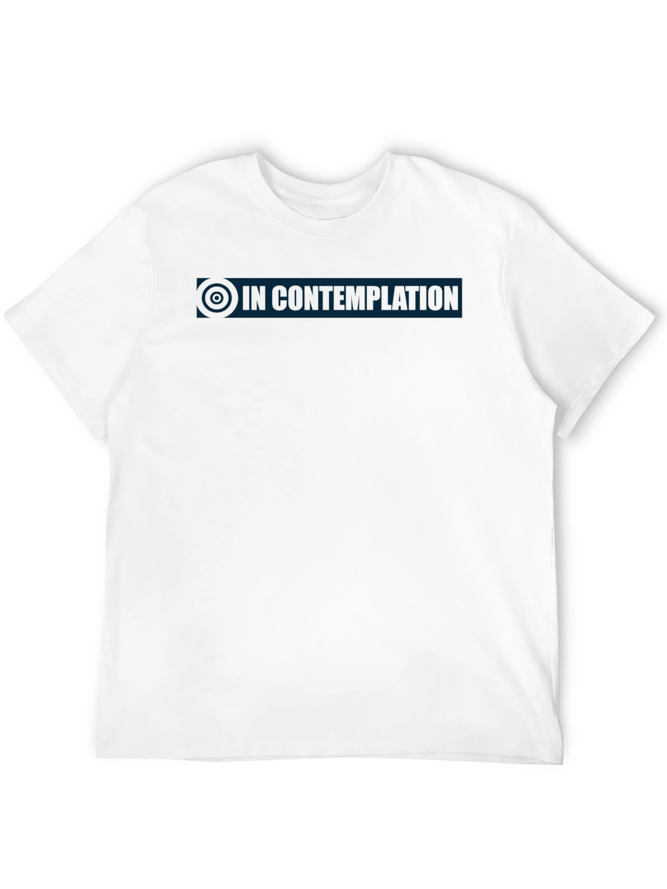 Black In Contemplation Men's Black T-Shirt view 12