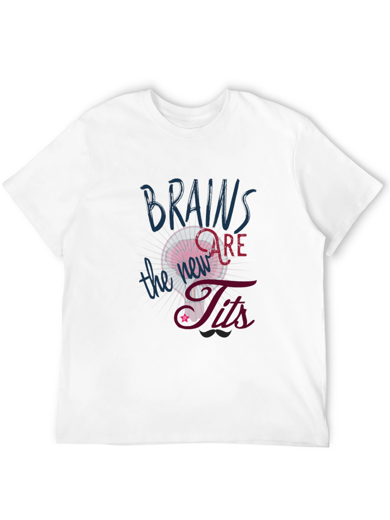 Black Brains Are The Tits Graphic Tee view 12