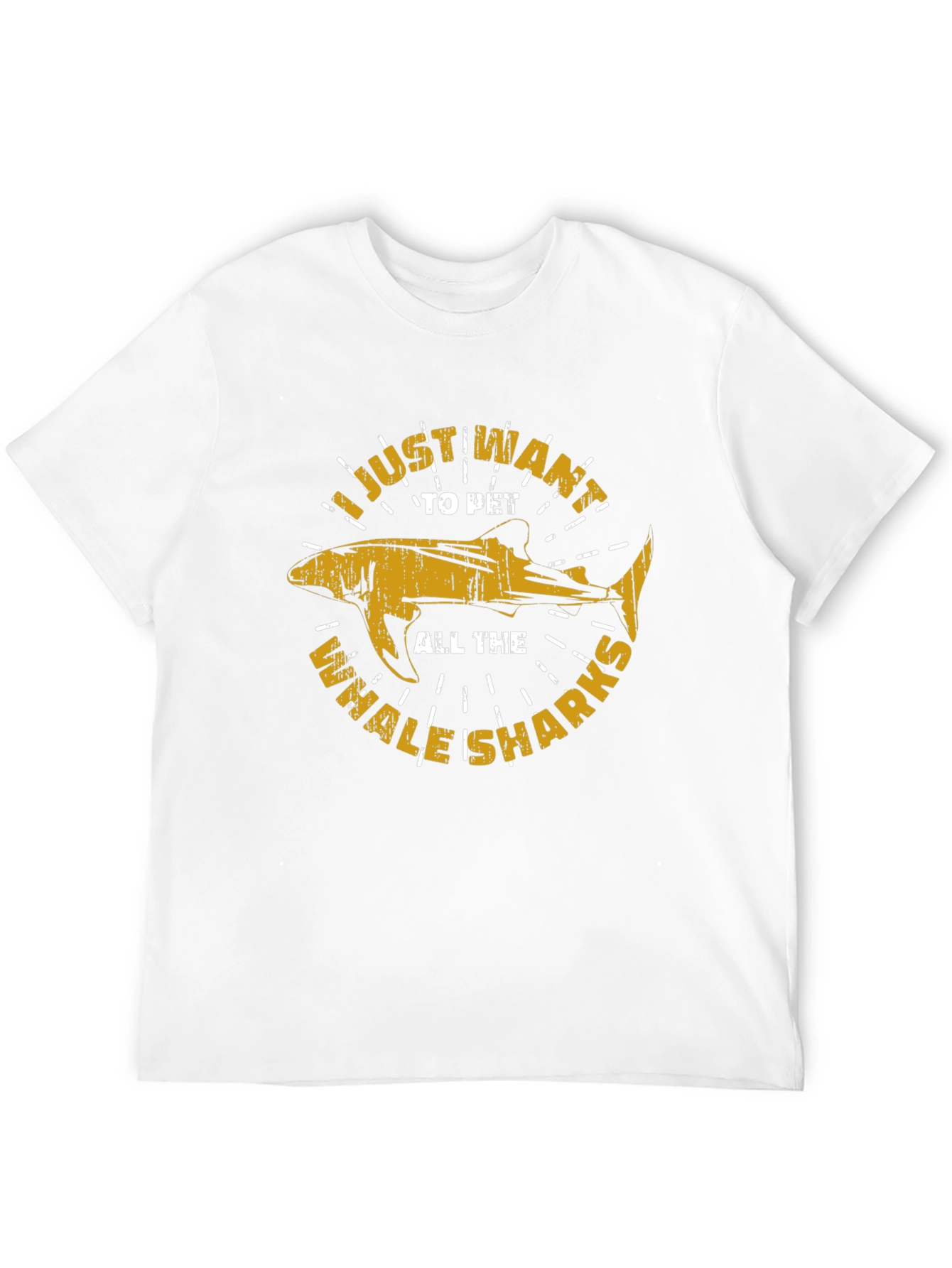Black I Just Want to Pet All the Whale Sharks Graphic T-Shirt view 12
