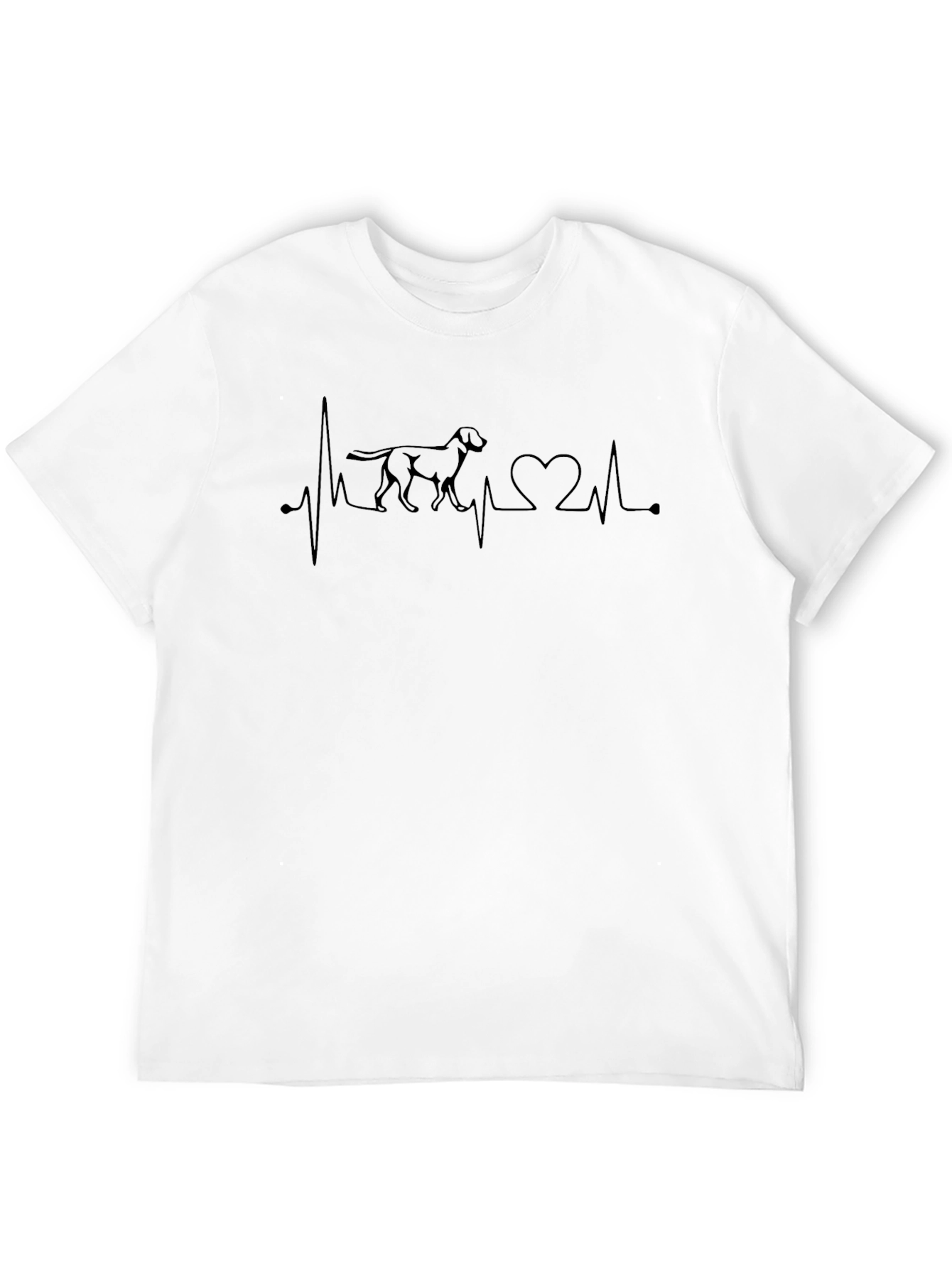 Black Dog Heartbeat T-Shirt - Love Your Pup! view 12