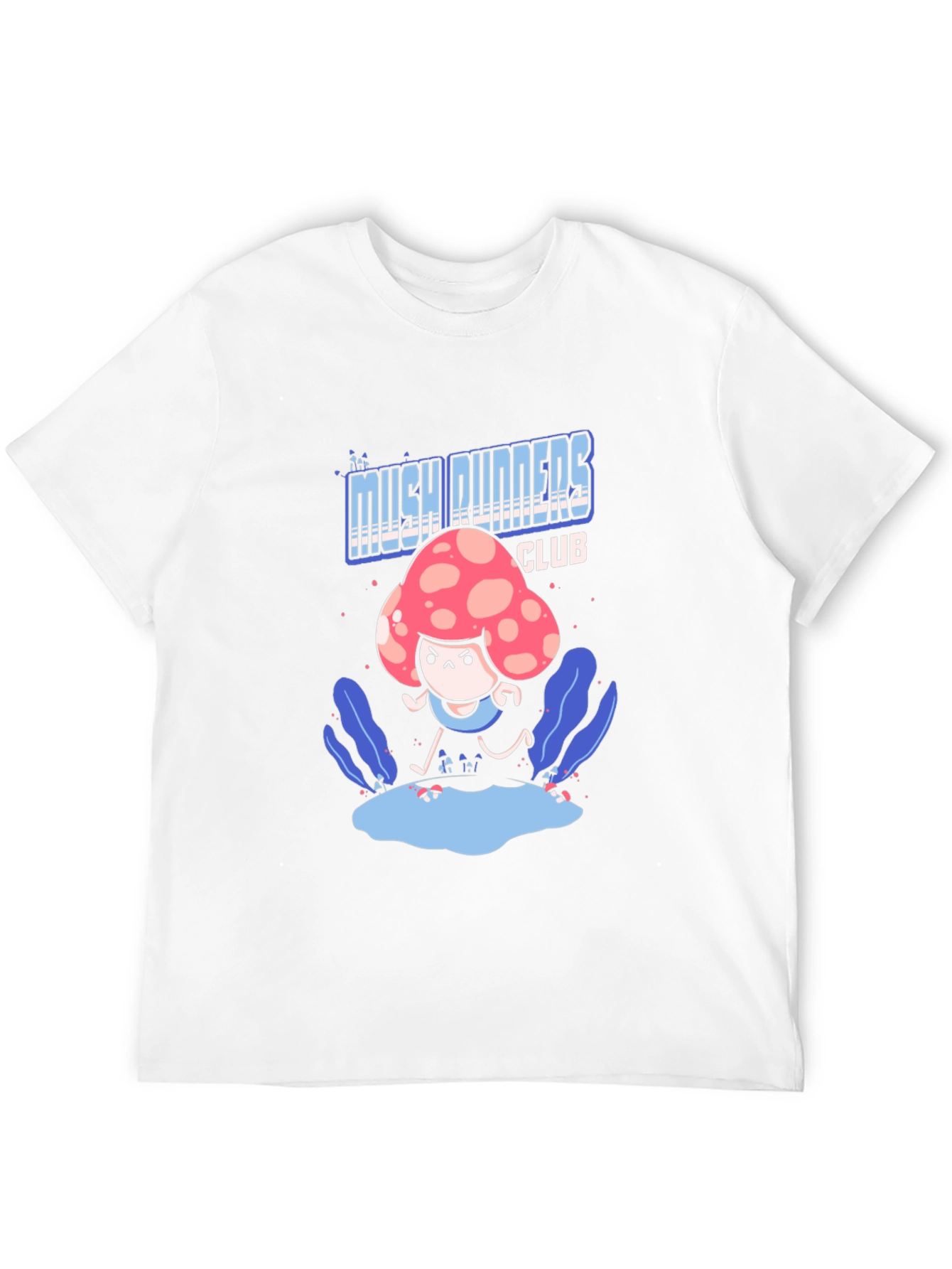 Black Mushroom Runners Club Graphic Tee view 12