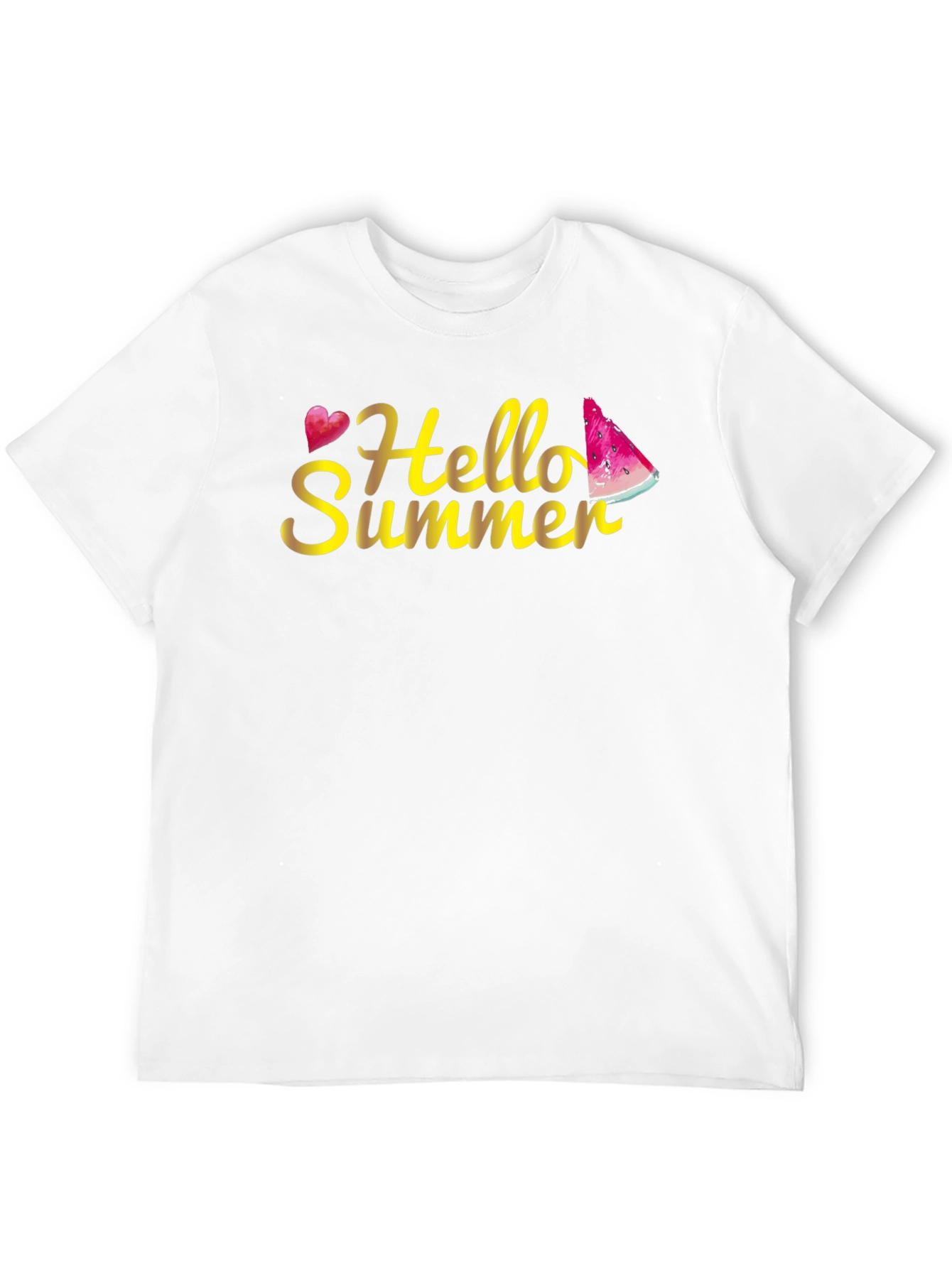Black Hello Summer Black T-Shirt view 12