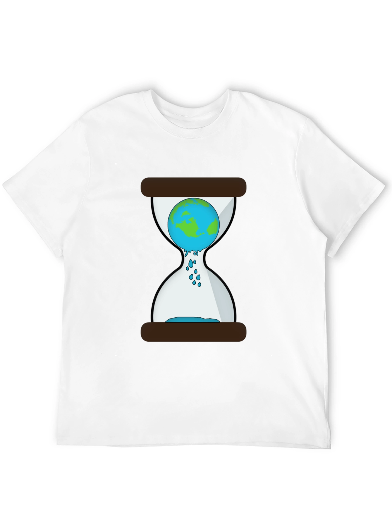 Black Earth Hourglass Graphic Tee - Save the Planet! view 12