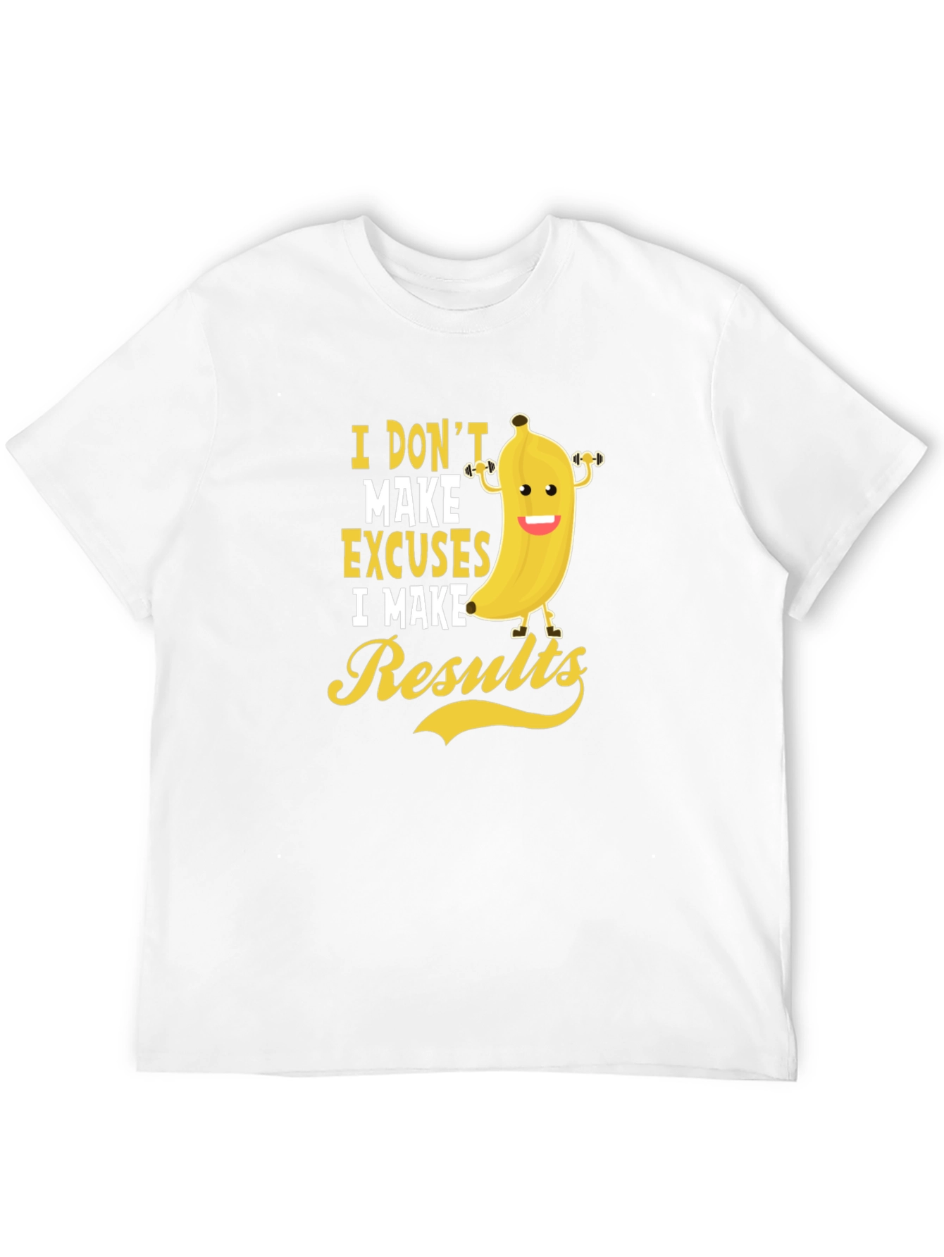 Black Funny Workout Banana T-Shirt view 12