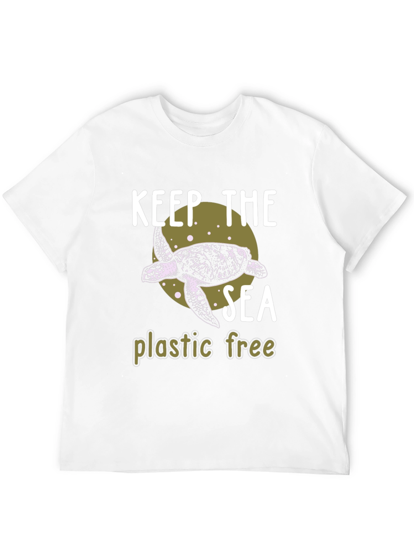 Black Keep the Sea Plastic Free Graphic Tee view 12