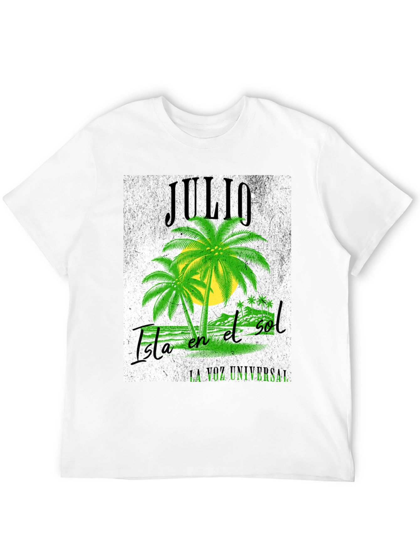 Black Julio Isla en el Sol T-Shirt - Black Cotton Tee view 12