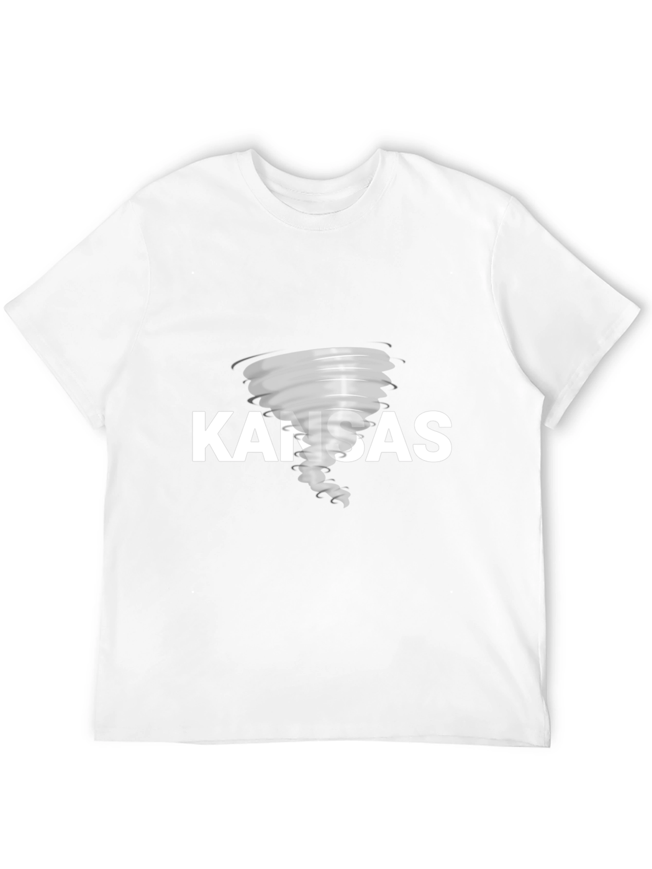 Black Kansas Tornado Graphic T-Shirt - Unisex view 12