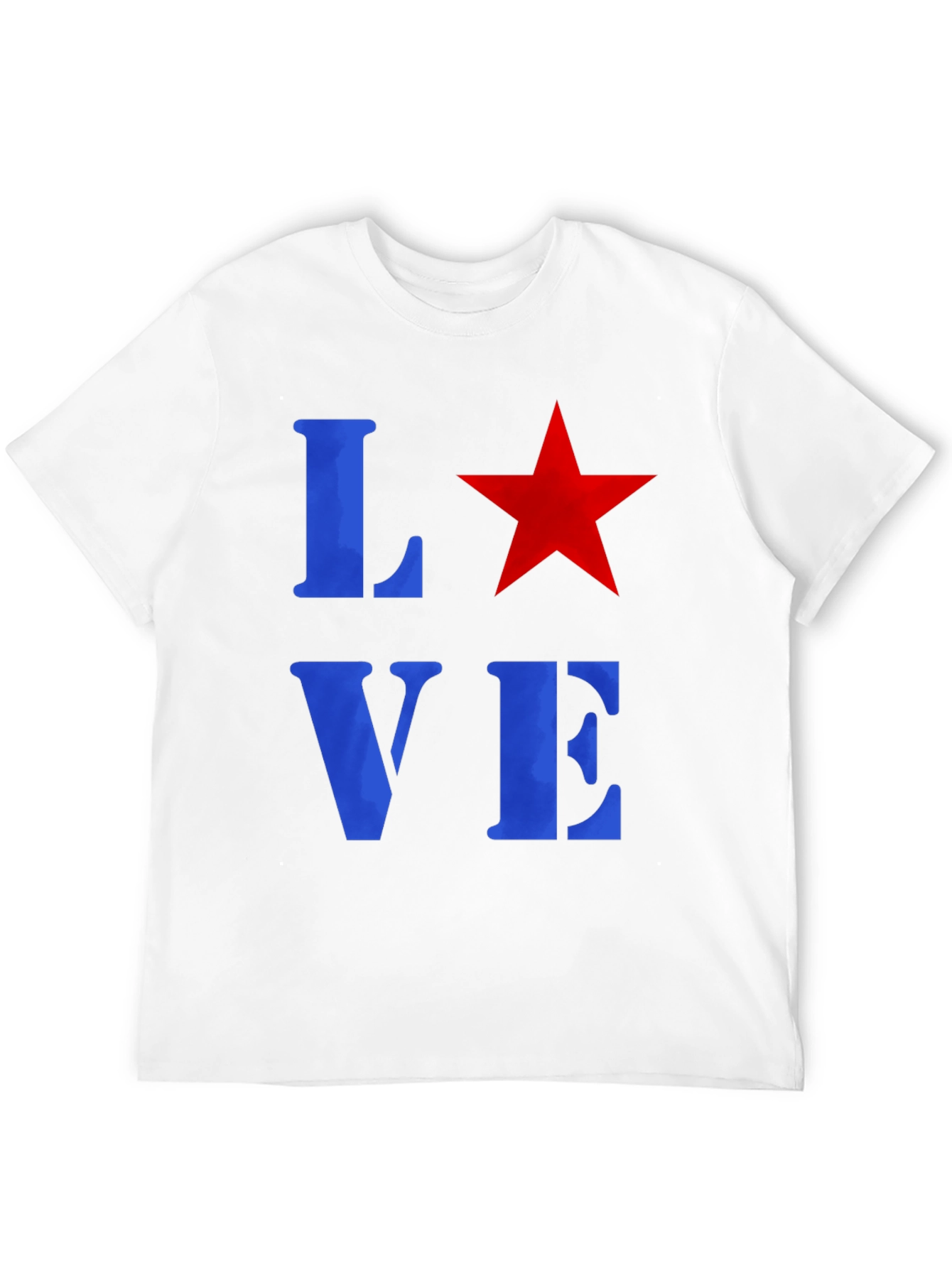 Black Love Star Graphic Tee - Casual Unisex T-Shirt view 12