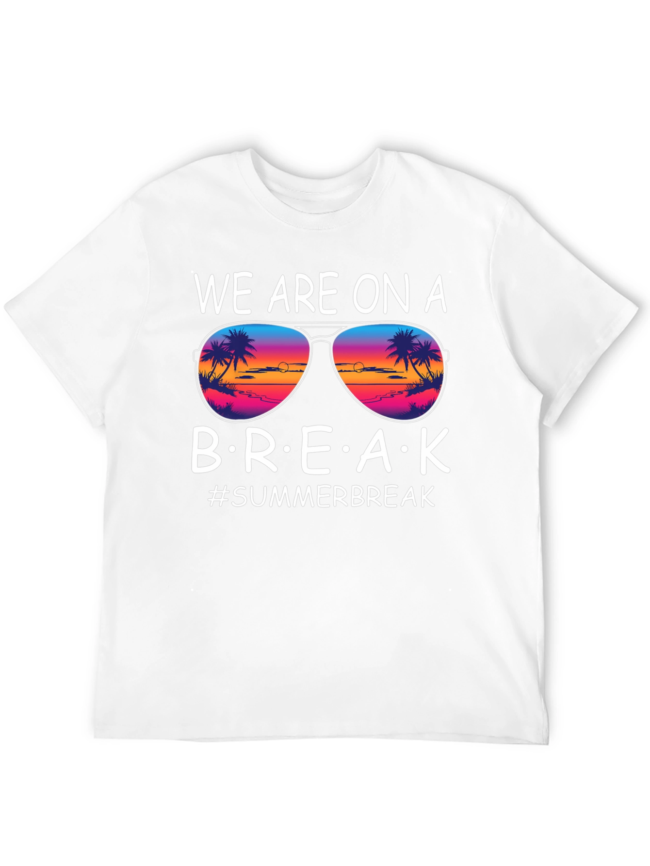 Black Summer Break T-Shirt view 12