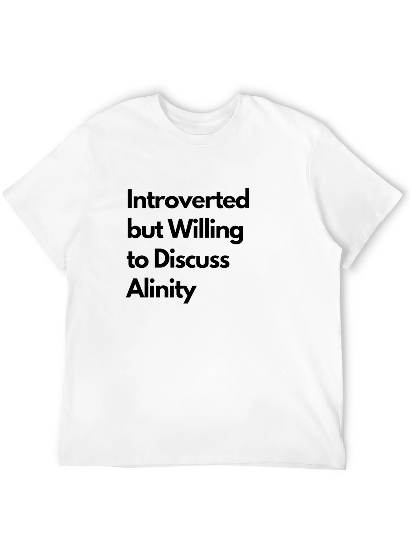 Black Introverted Alinity Discussion T-Shirt view 12