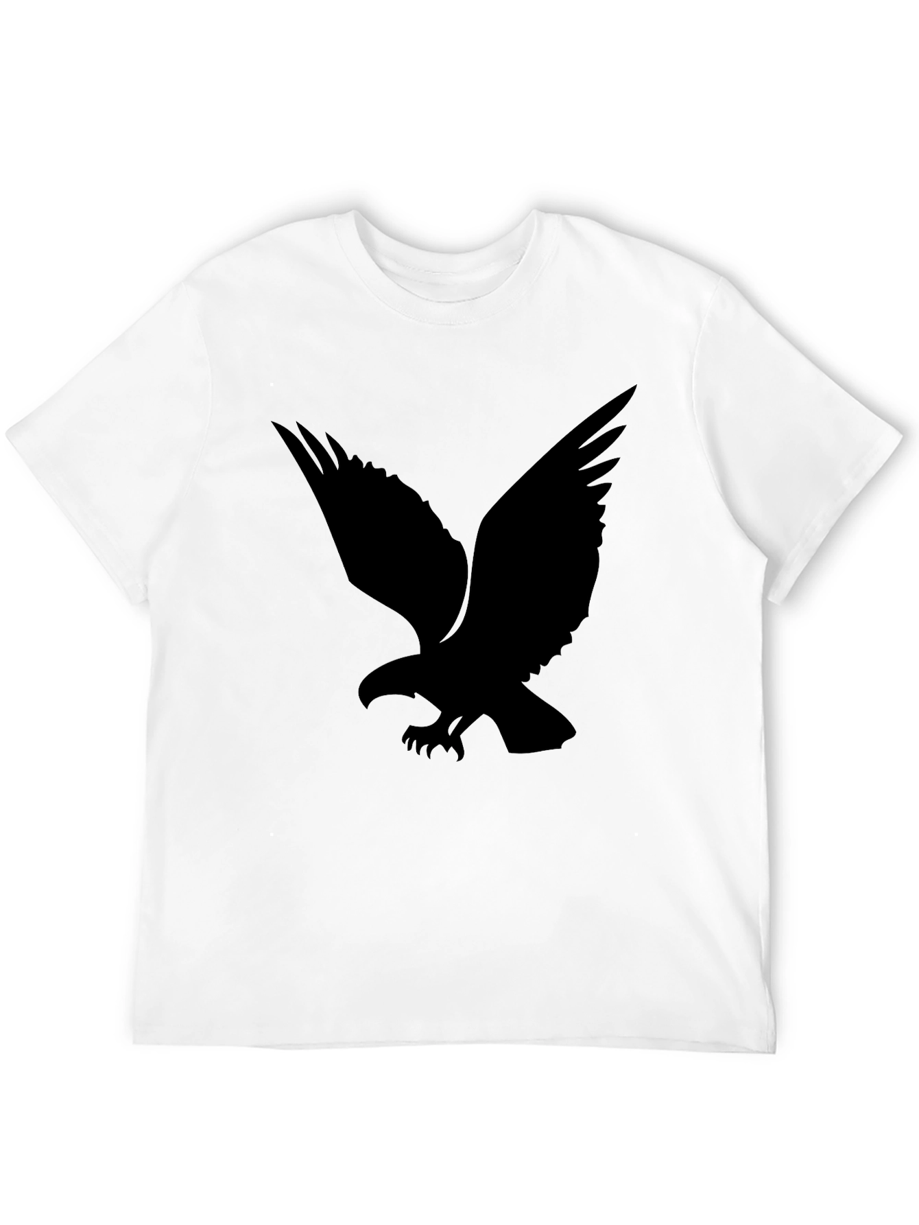Black Black Eagle Graphic Tee - Mens Casual Style view 12