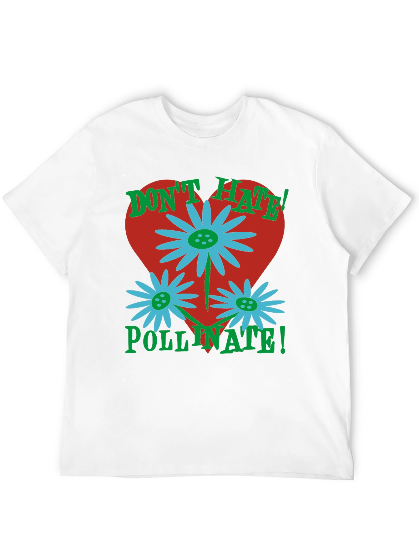 Black Don't Hate Pollinate T-Shirt view 12