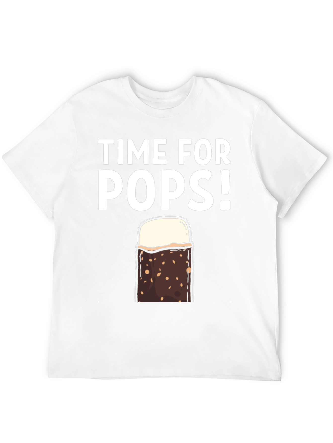 Black Time for Pops! T-Shirt - Ice Cream Treat view 12