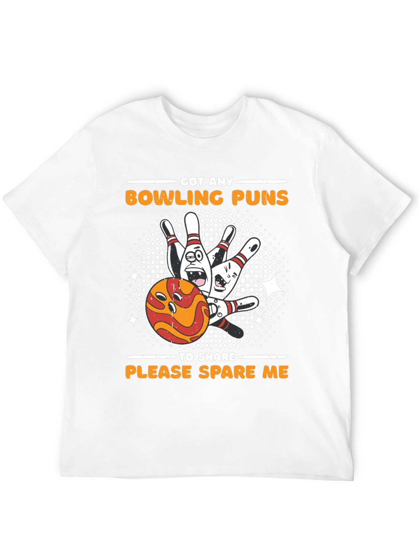 Black Bowling Pun T-Shirt view 12