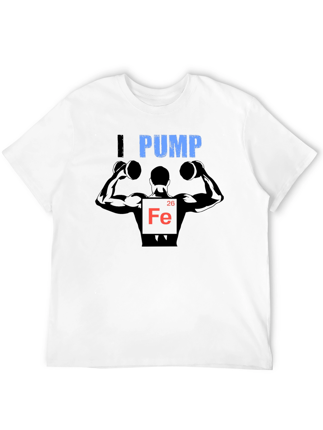 Black I Pump Iron T-Shirt - Bodybuilding Gym Workout Tee view 12
