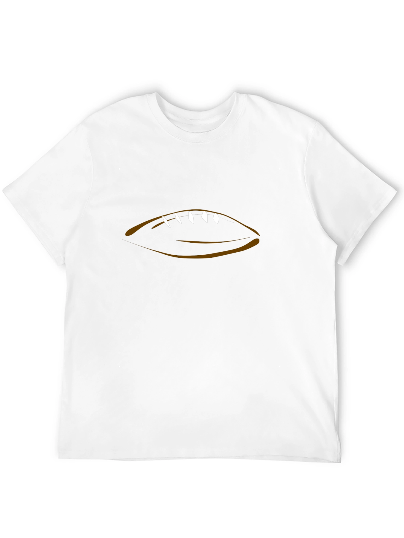 Black Football Graphic Black T-Shirt view 12