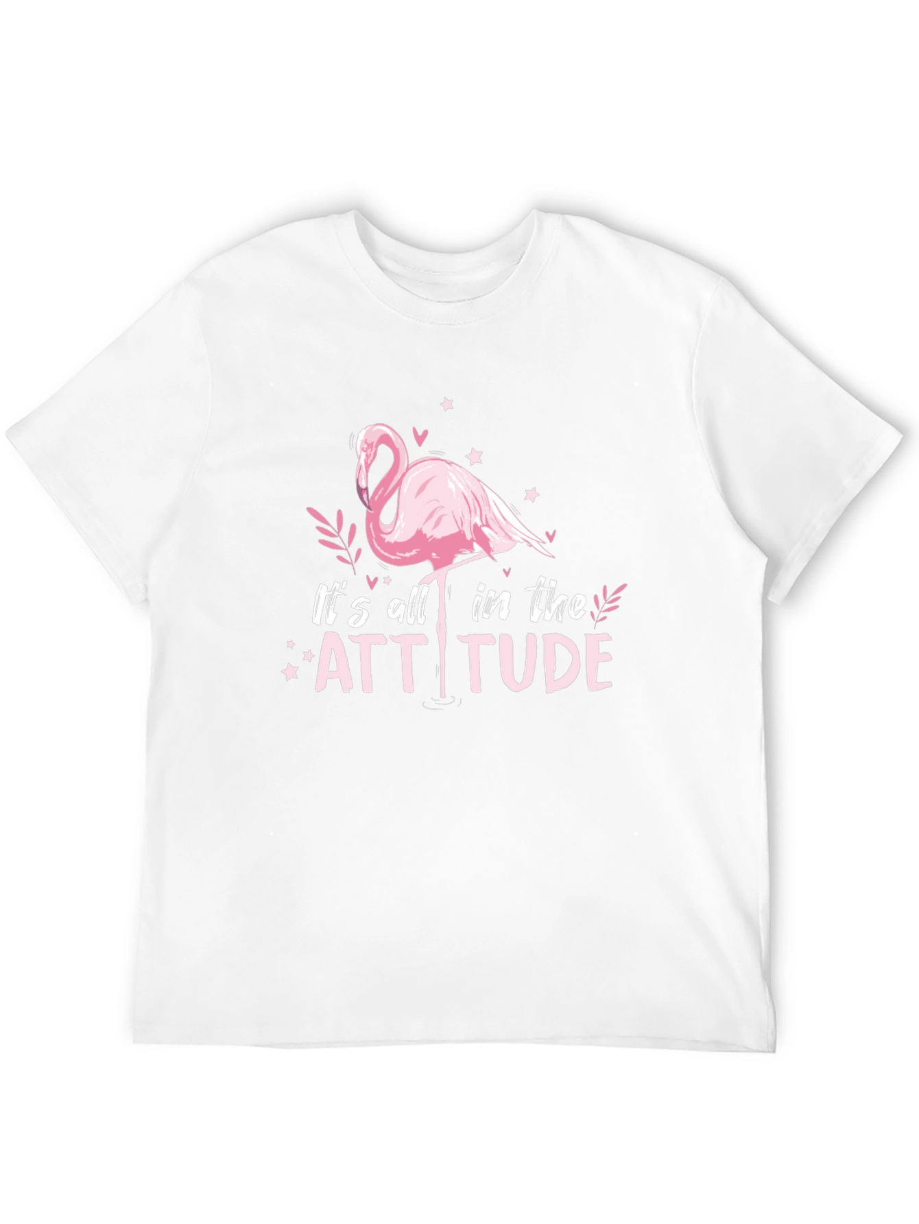 Black Attitude Flamingo Graphic Tee view 12