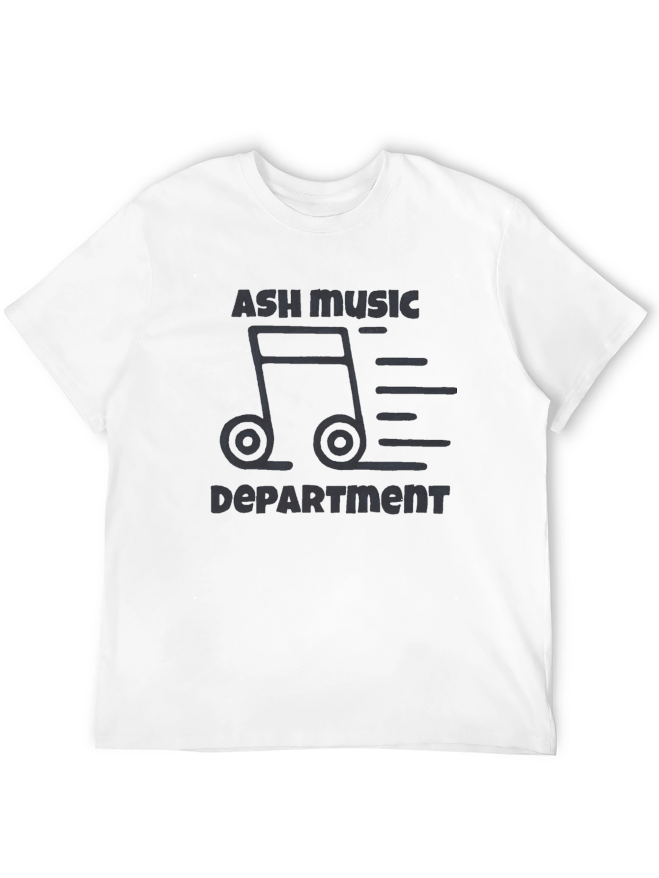 Black Ash Music Department Black T-Shirt view 12