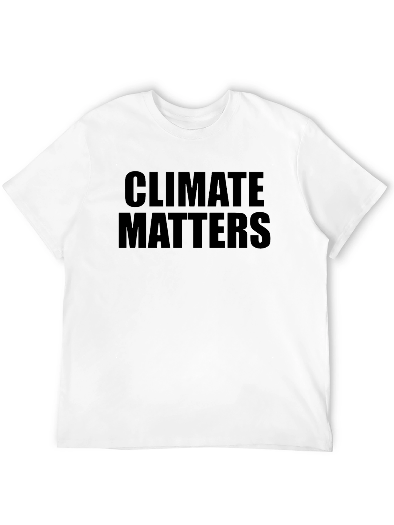 Black Climate Matters Black T-Shirt view 12