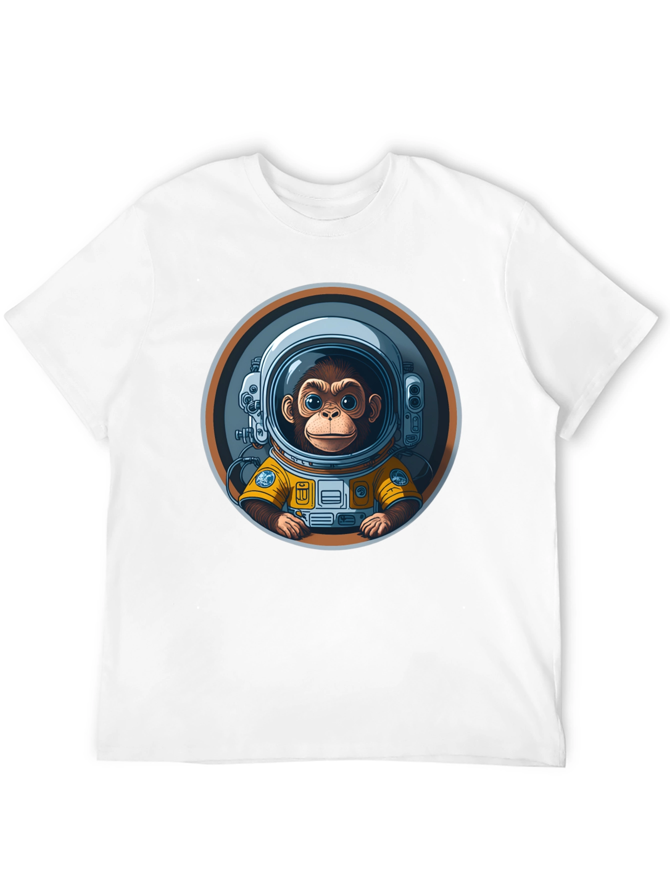 Black Monkey Astronaut Graphic Tee view 12