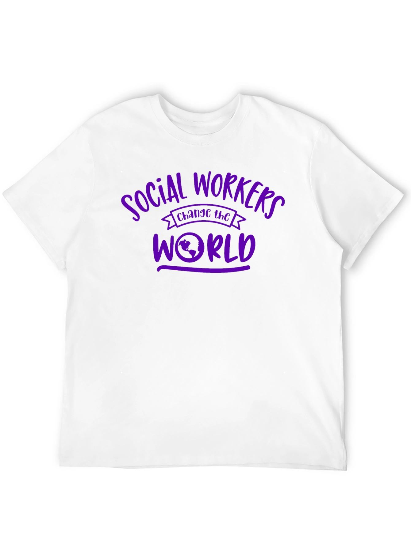 Black Social Workers Change the World T-Shirt - Black view 12