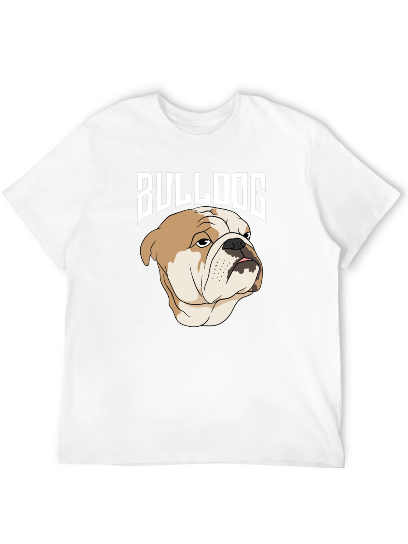 Black Bulldog Graphic Tee - Men's Black T-Shirt view 12