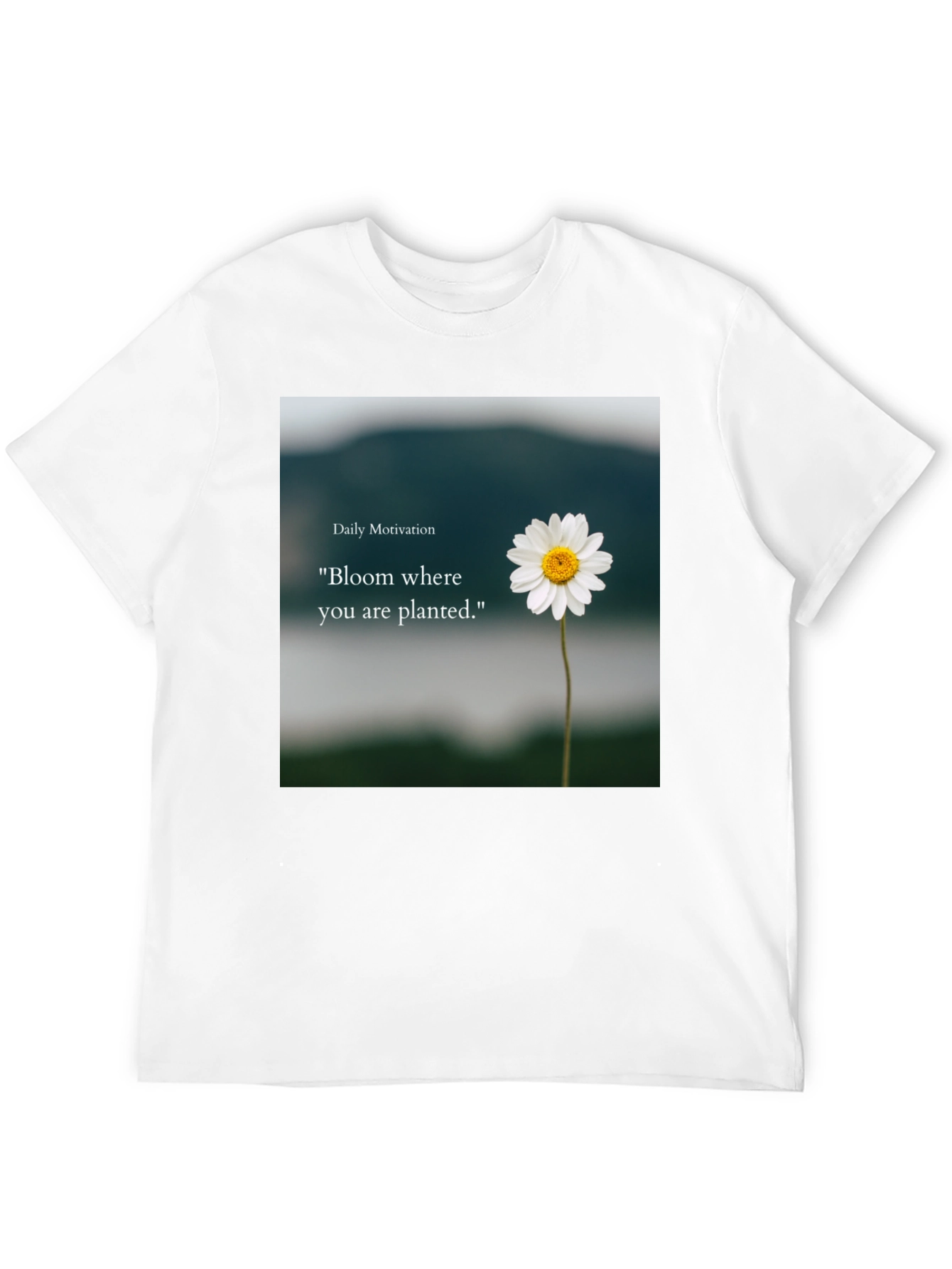 Black Motivational Bloom Where You Are Planted Black T-Shirt view 12