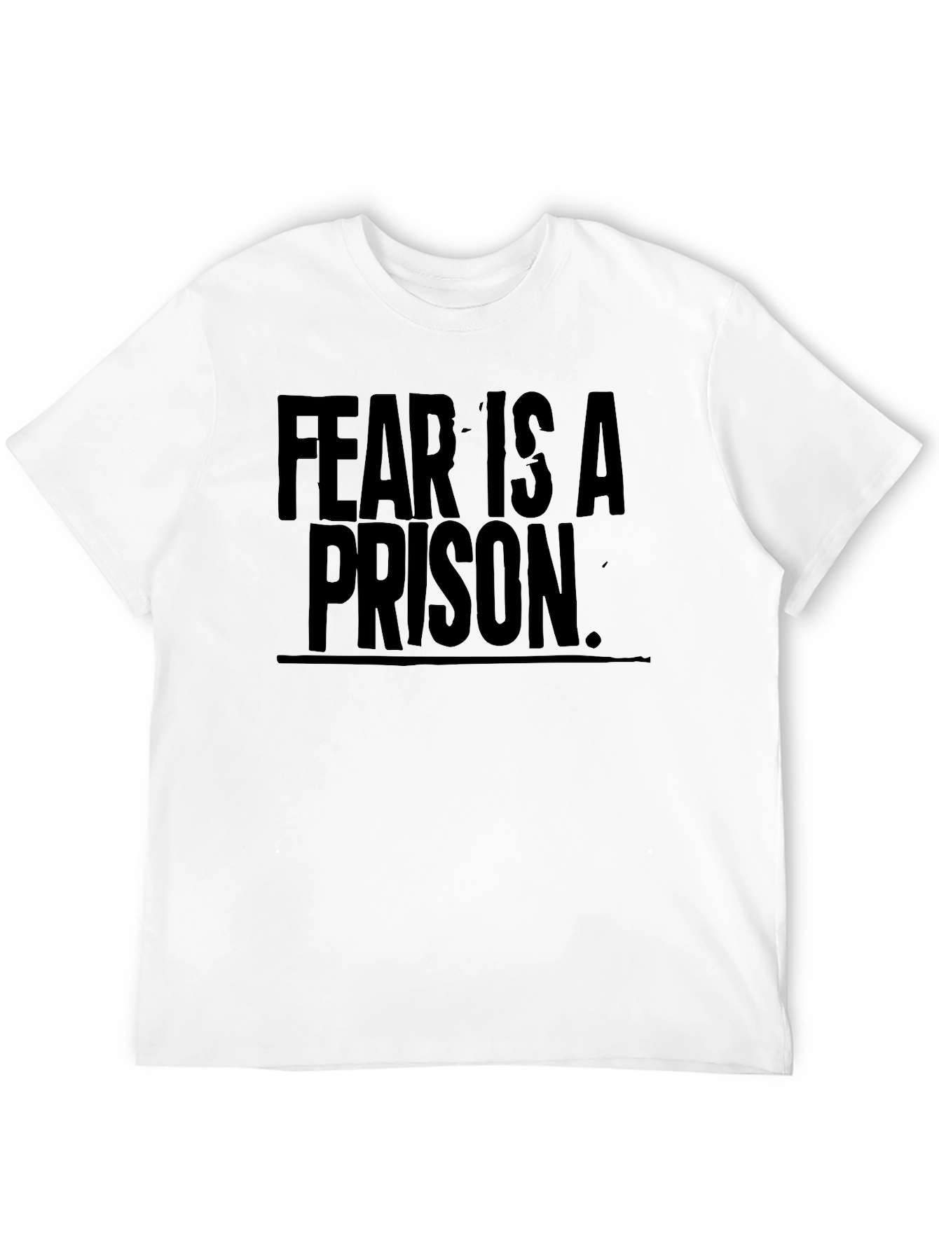 Black Fear is a Prison Graphic Tee - Bold Statement Shirt view 12