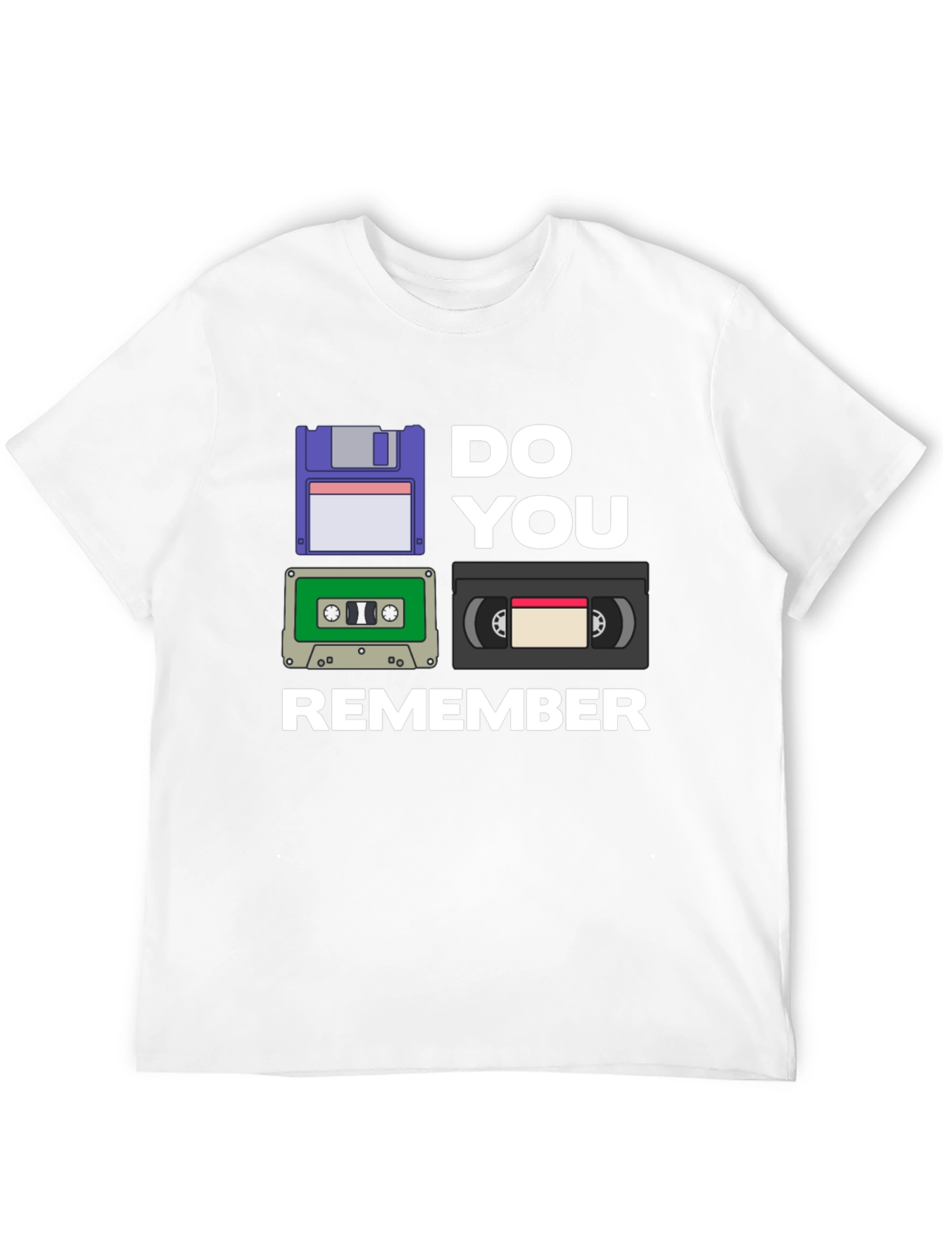 Black Retro Media T-Shirt - Do You Remember? view 12