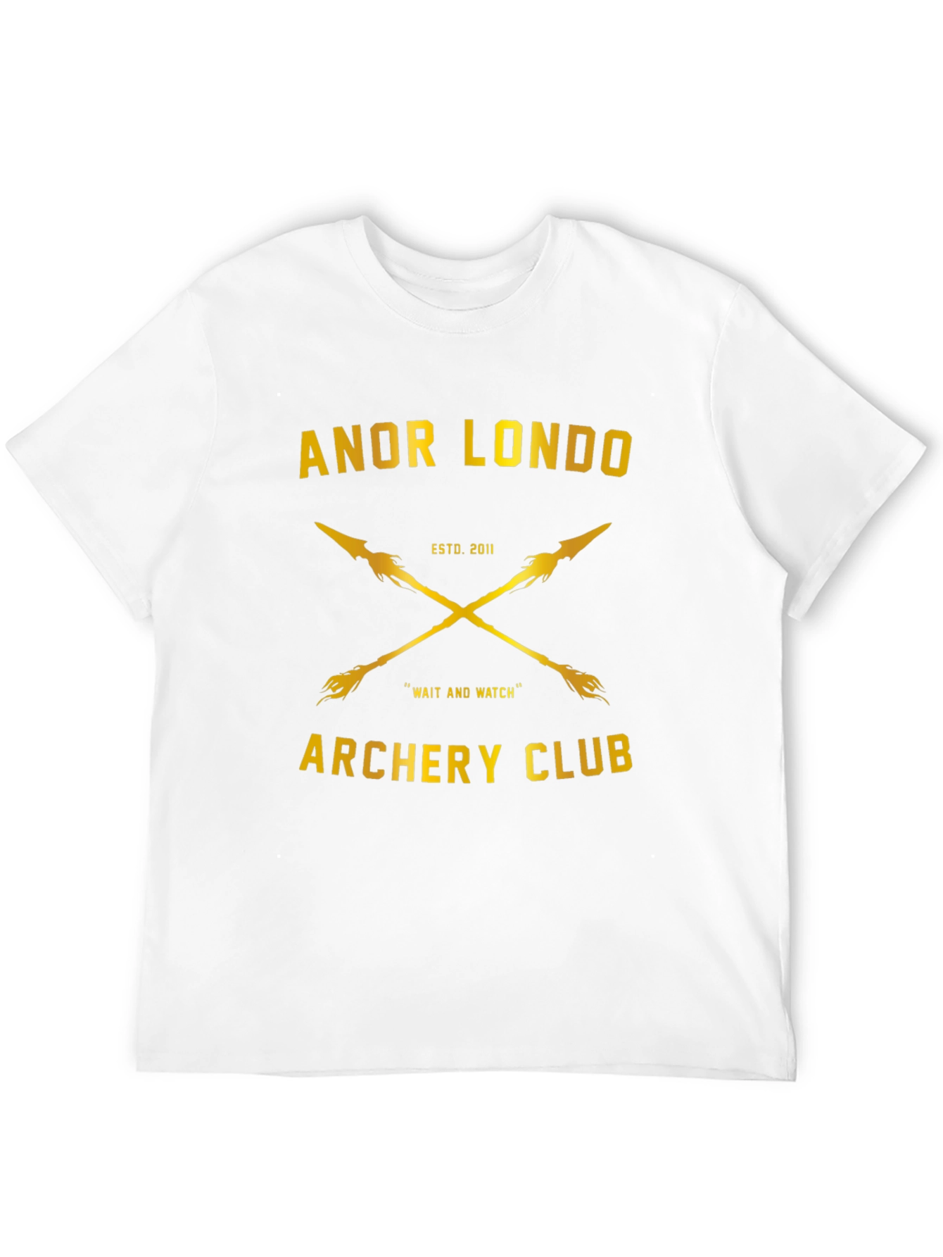 Black Anor Londo Archery Club T-Shirt - Black view 12
