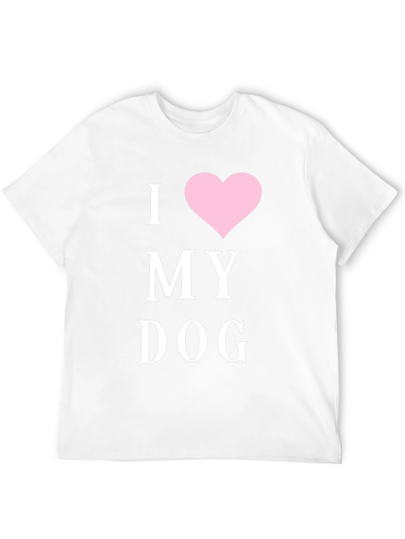 Black I Heart My Dog T-Shirt - Black Cotton Blend view 12