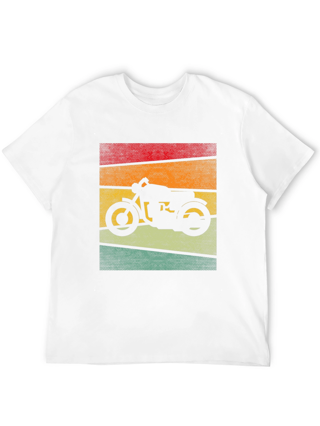 Black Retro Motorcycle Graphic T-Shirt - Vintage Style view 12