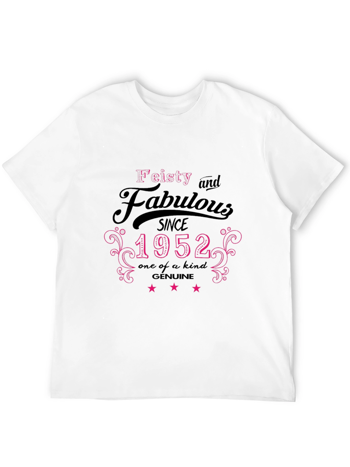 Black Feisty & Fabulous Since 1952 T-Shirt view 12