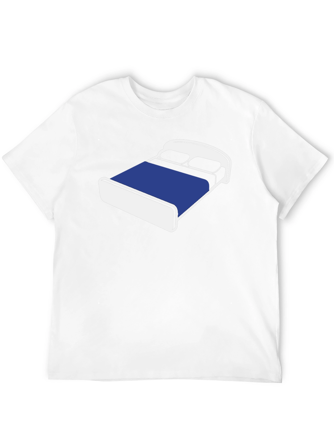 Black Novelty Bed Graphic T-Shirt - Comfortable Black Tee view 12