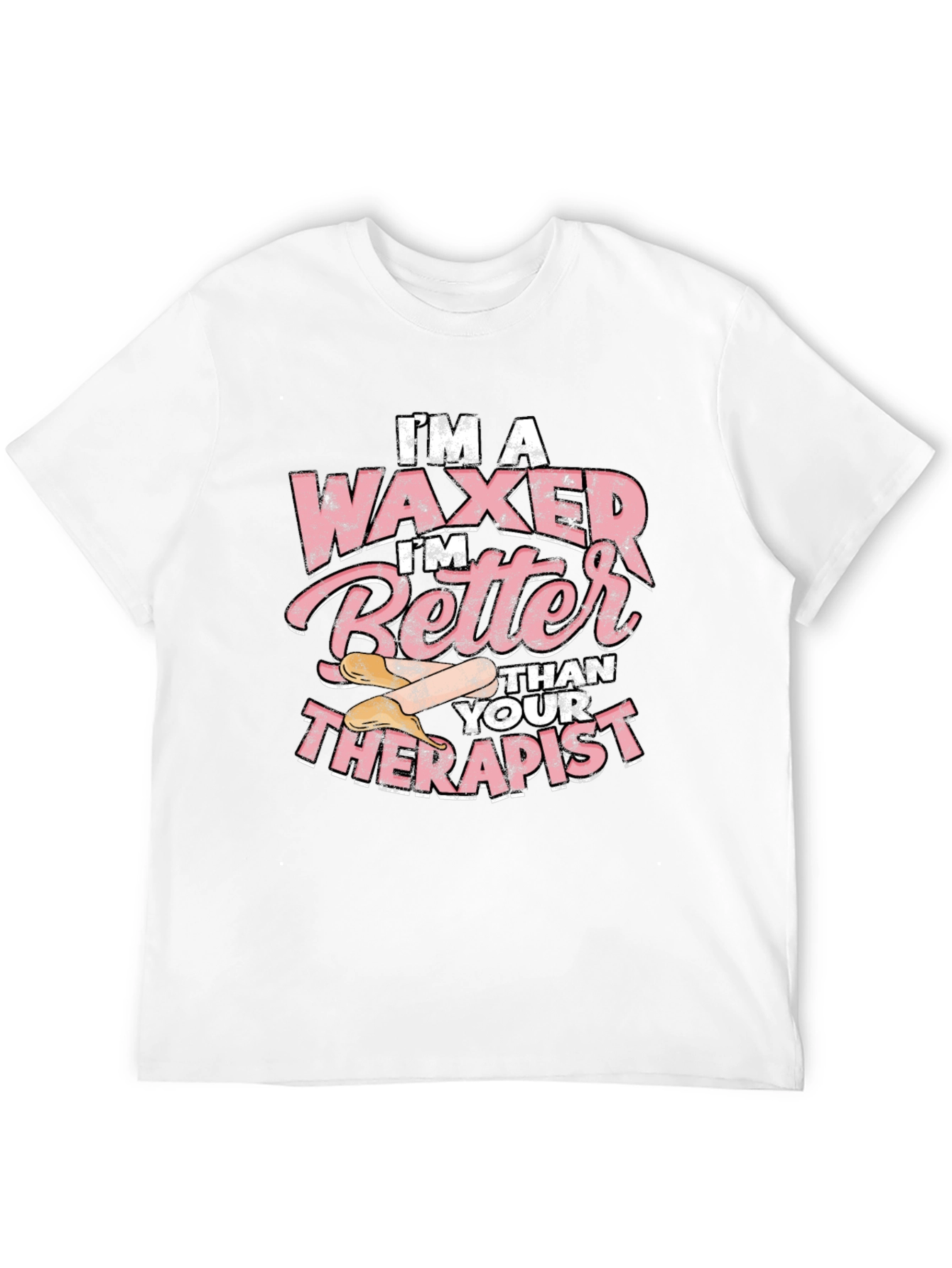 Black Waxer Better Than Therapist Tee - Funny Esthetician T-Shirt view 12