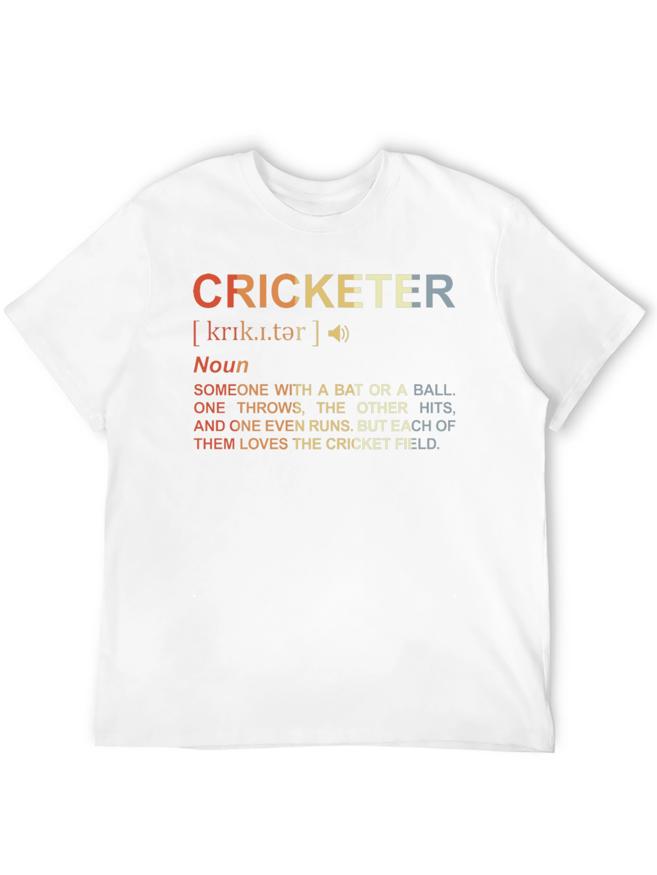 Black Cricketer Definition T-Shirt view 12
