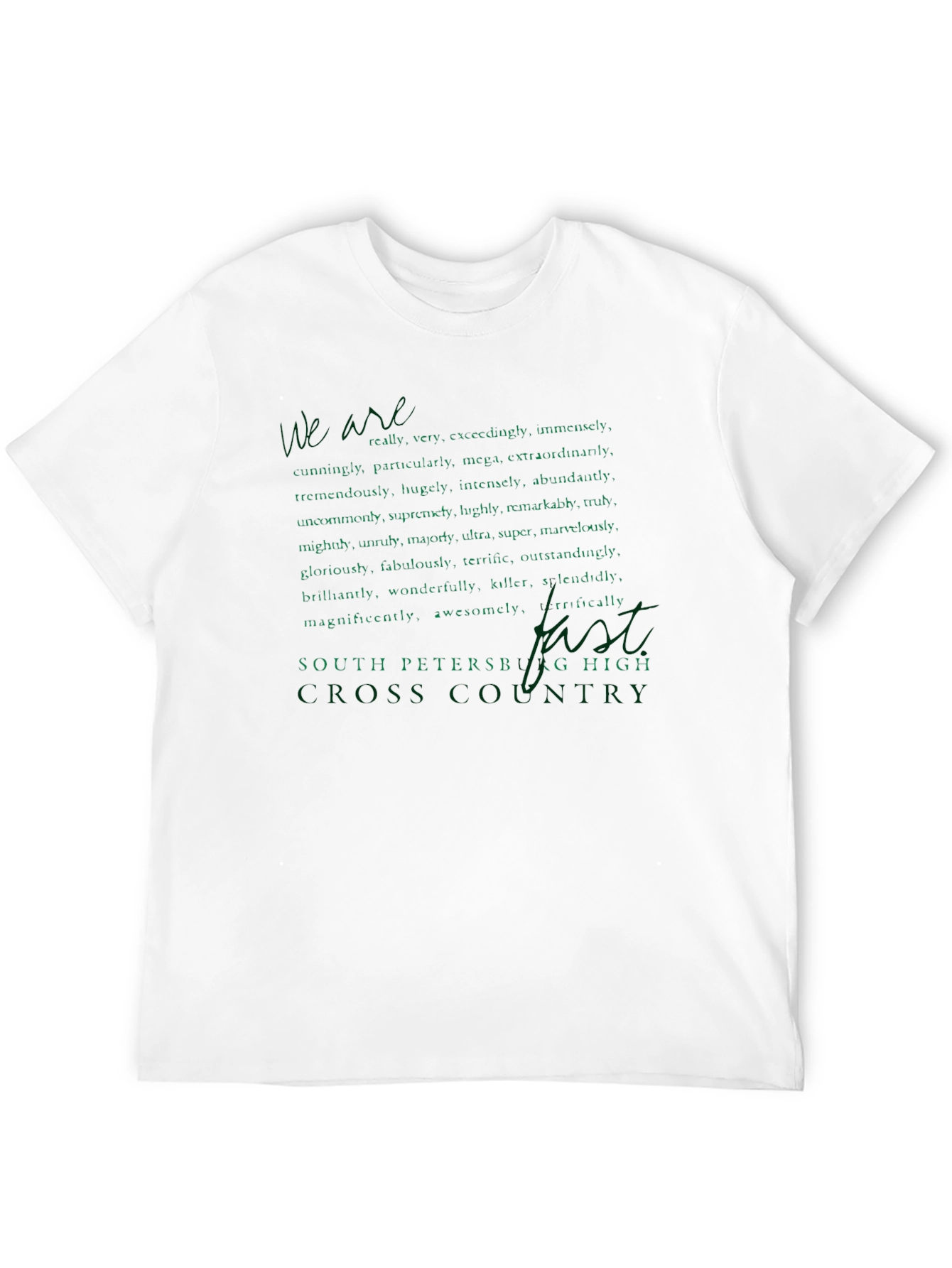 Black Cross Country Motivational Black T-Shirt view 12