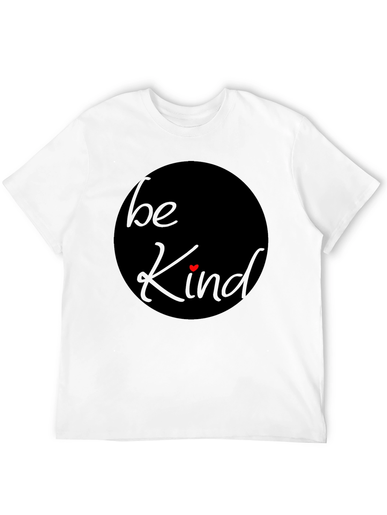 Black Be Kind T-Shirt - Soft Cotton Casual Tee view 12