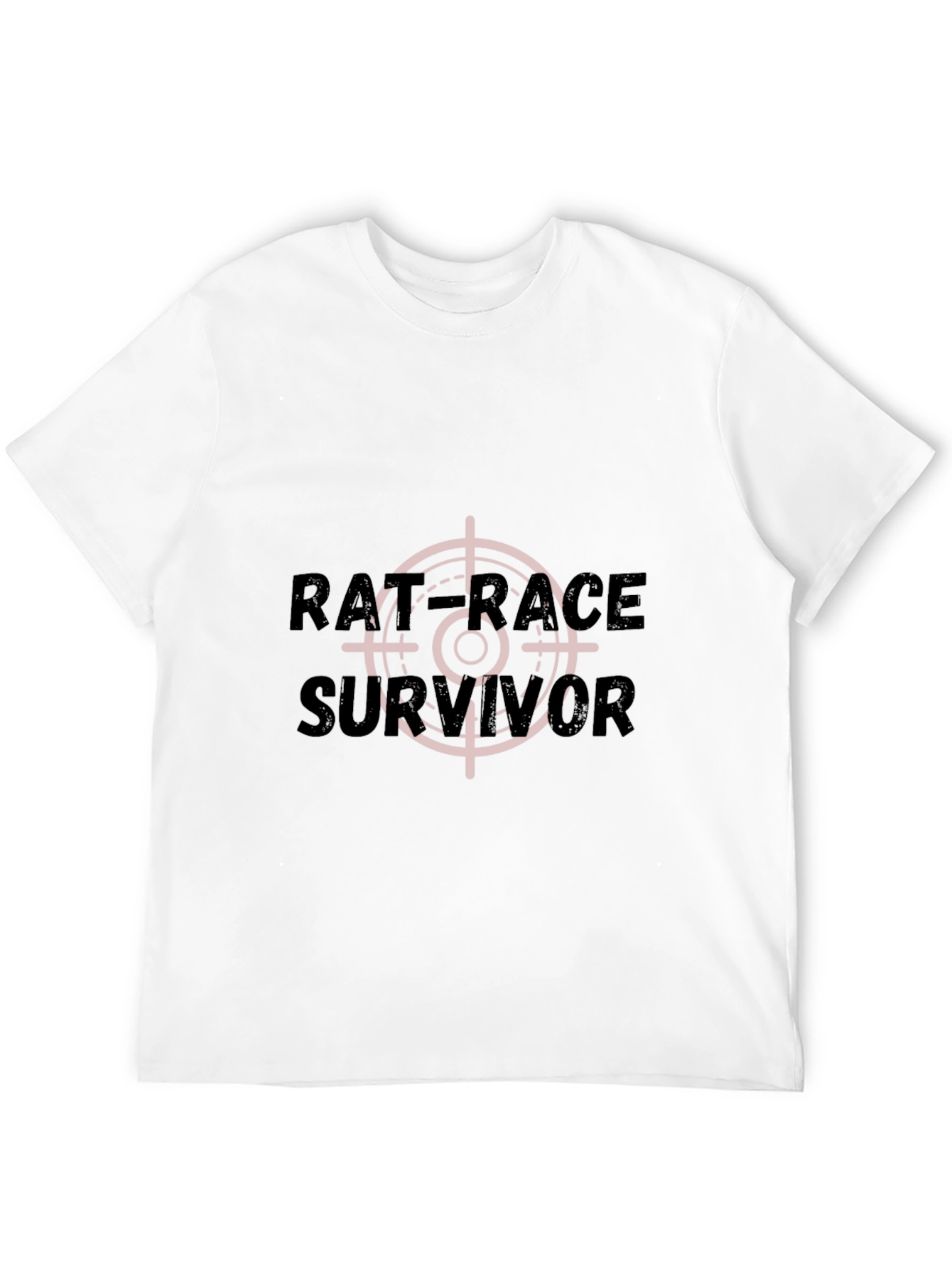 Black Rat Race Survivor Graphic T-Shirt - Black Crew Neck Tee view 12