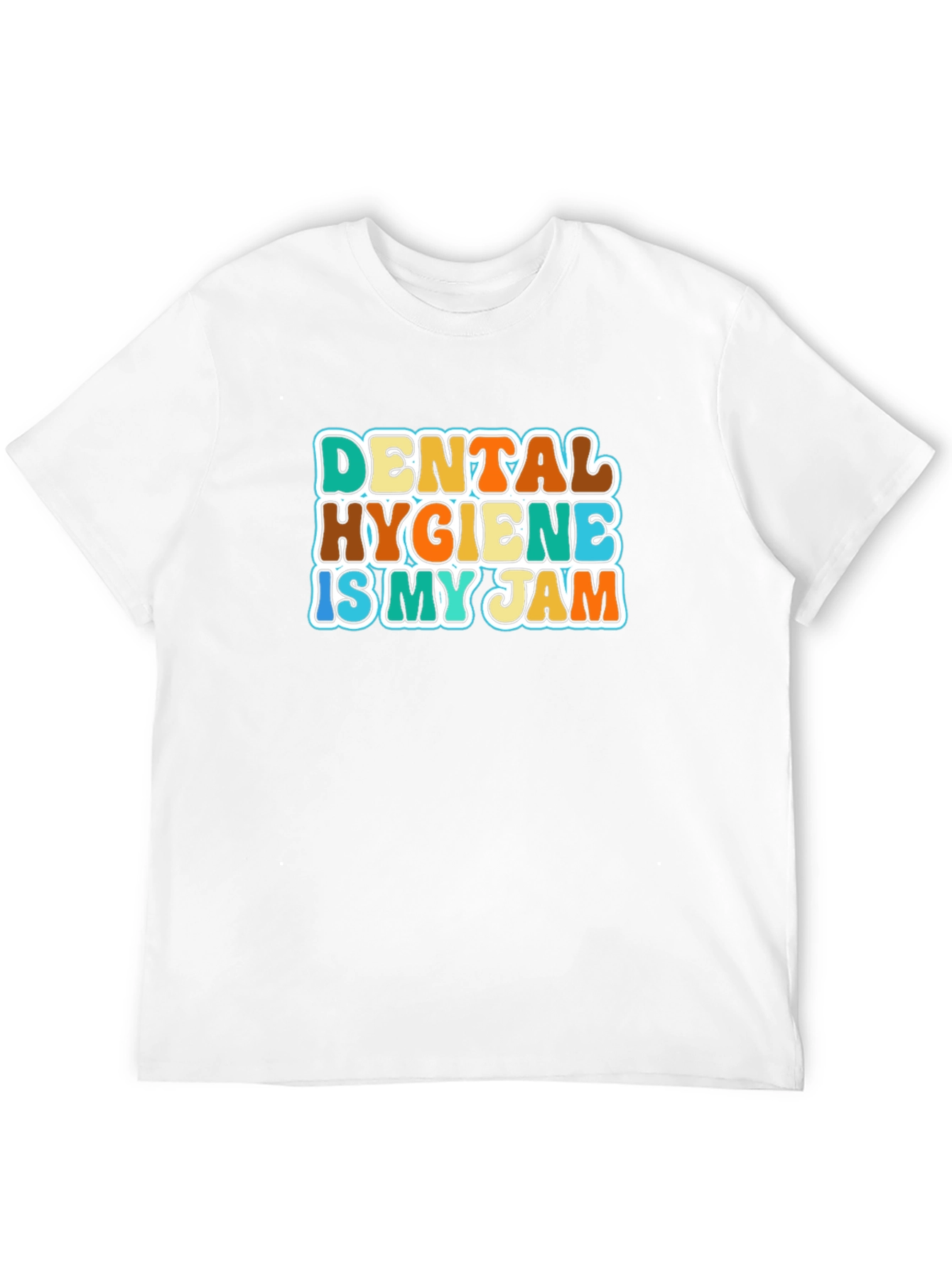 Black Dental Hygiene Is My Jam Retro T-Shirt view 12