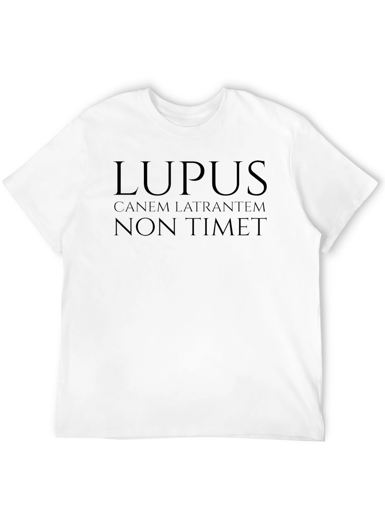 Black Lupus Latin T-Shirt view 12